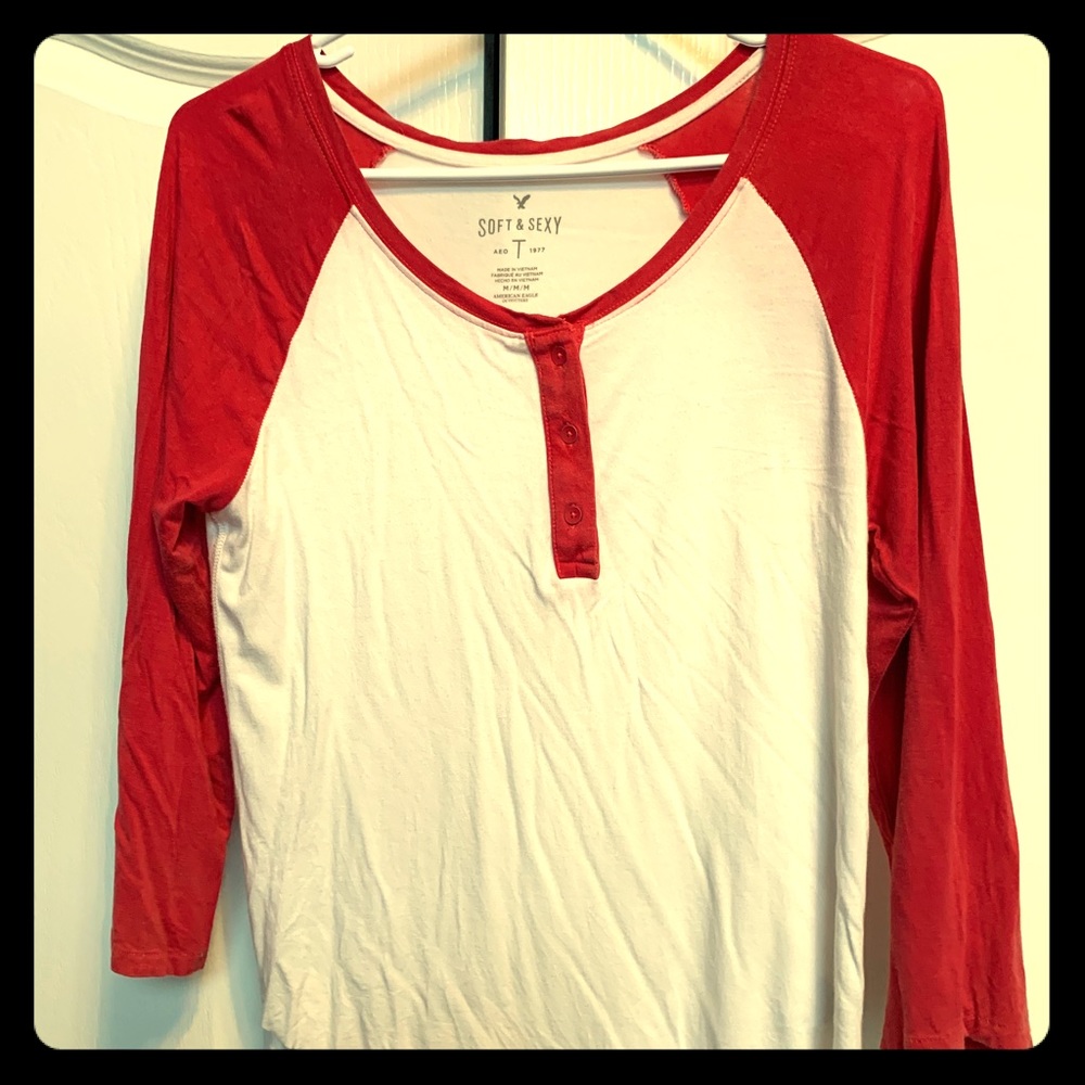 American Eagle baseball T